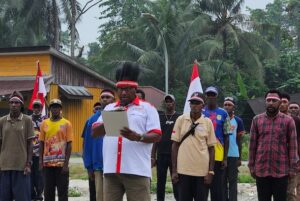 Peringati Hari Sumpah Pemuda 2026, BMP RI DPC Mimika Gelar Upacara dan Pembacaan Ikrar di Distrik Iwaka 